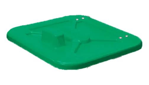 VKL víko velké 44x38 plast - zelený